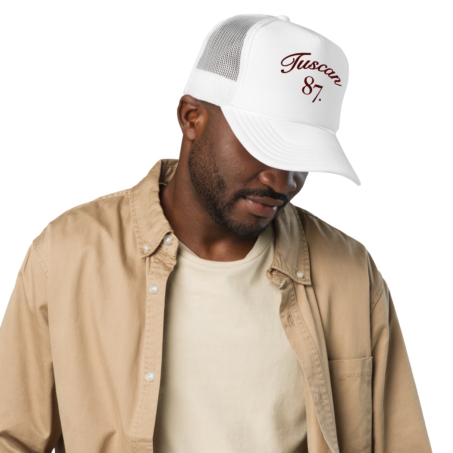 Tuscan 87 | Foam trucker hat (Embroidered)