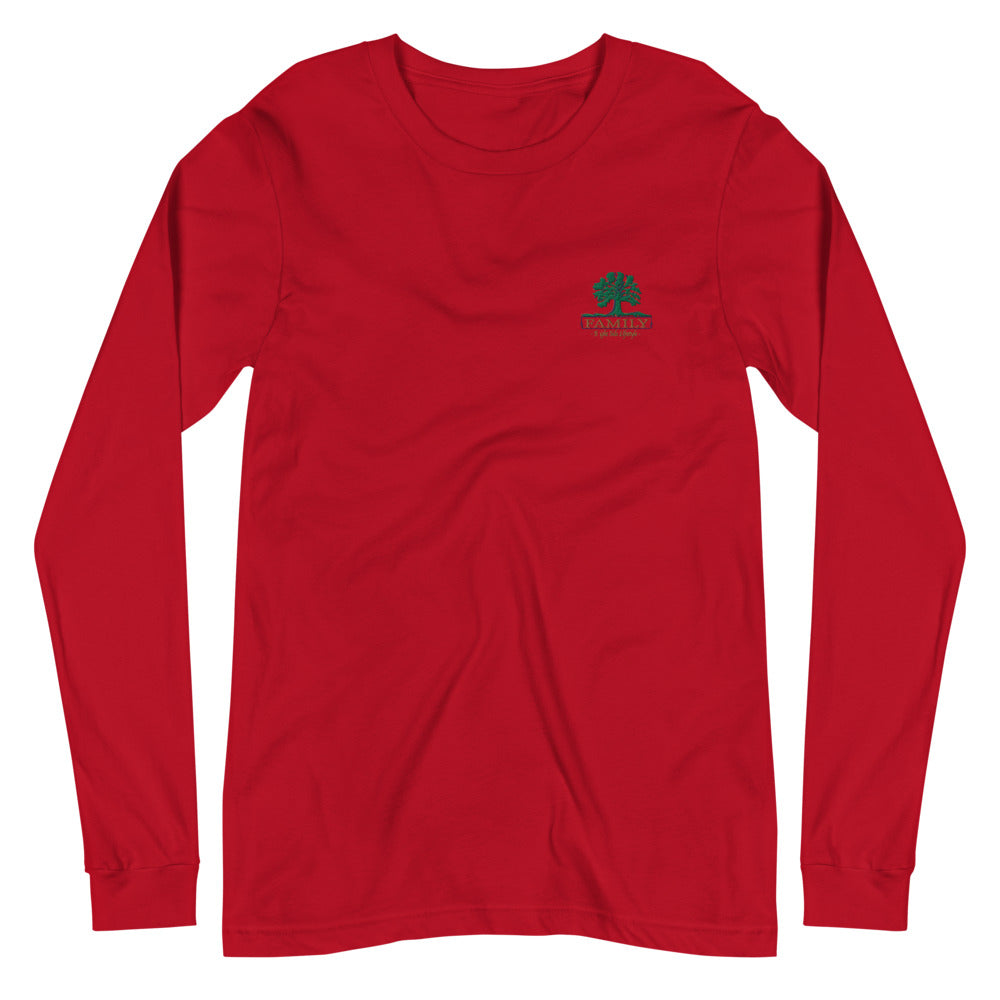 Family Tree | Embroidered Unisex Long Sleeve Tee