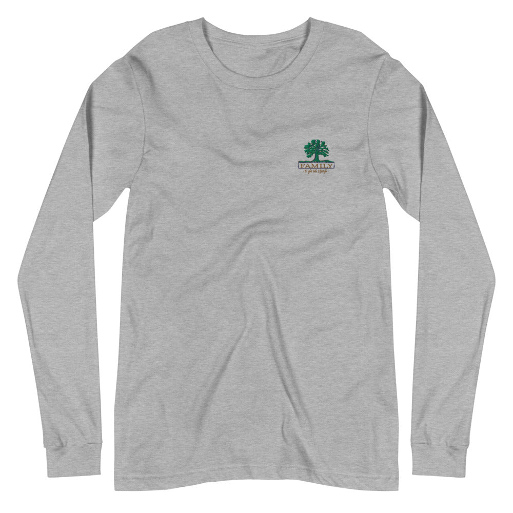 Family Tree | Embroidered Unisex Long Sleeve Tee