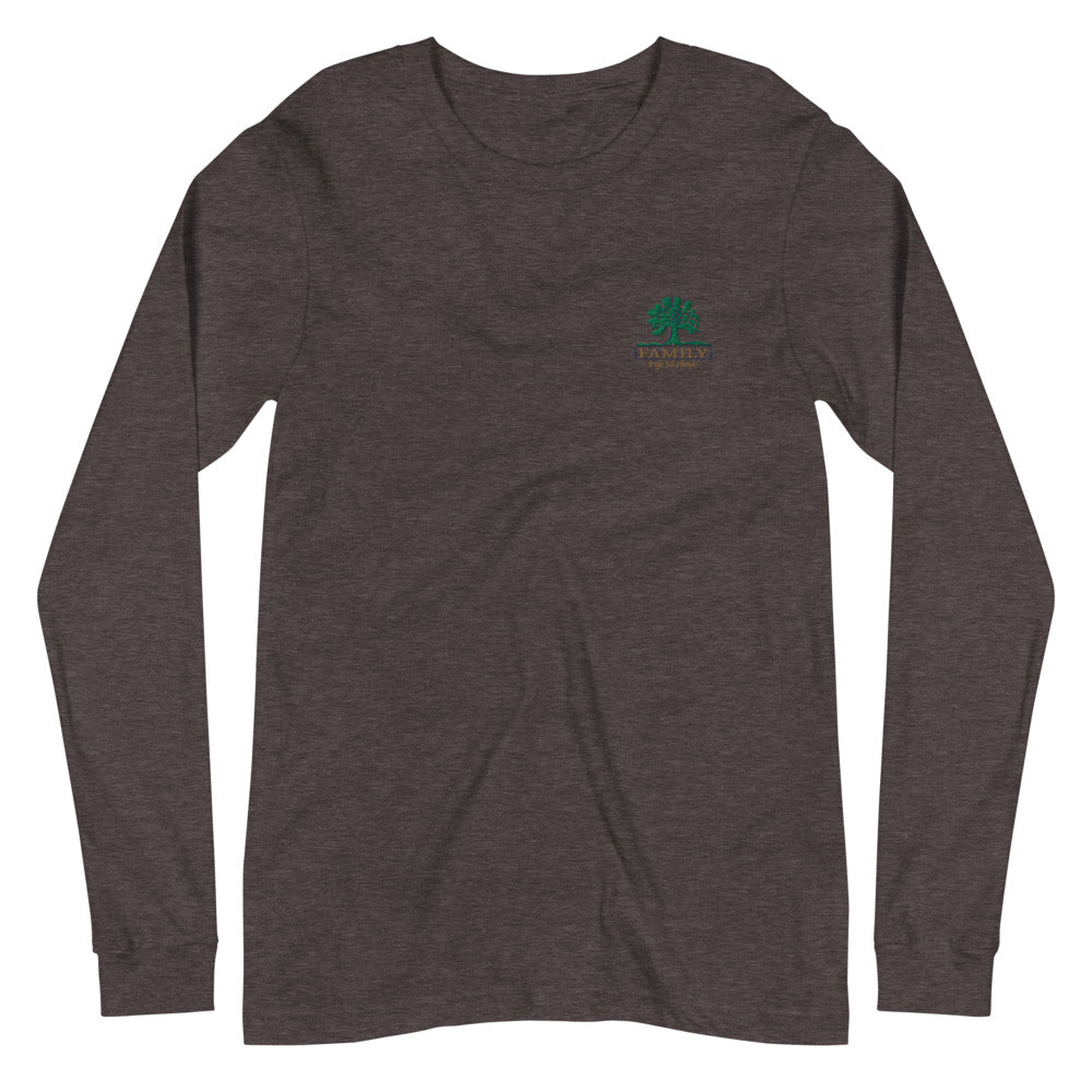 Family Tree | Embroidered Unisex Long Sleeve Tee