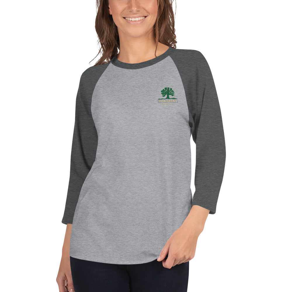 Family Tree | 3/4 sleeve raglan shirt