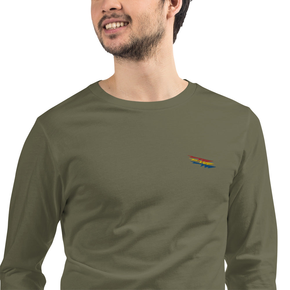 Change of Pace | Unisex Embroidered Long Sleeve