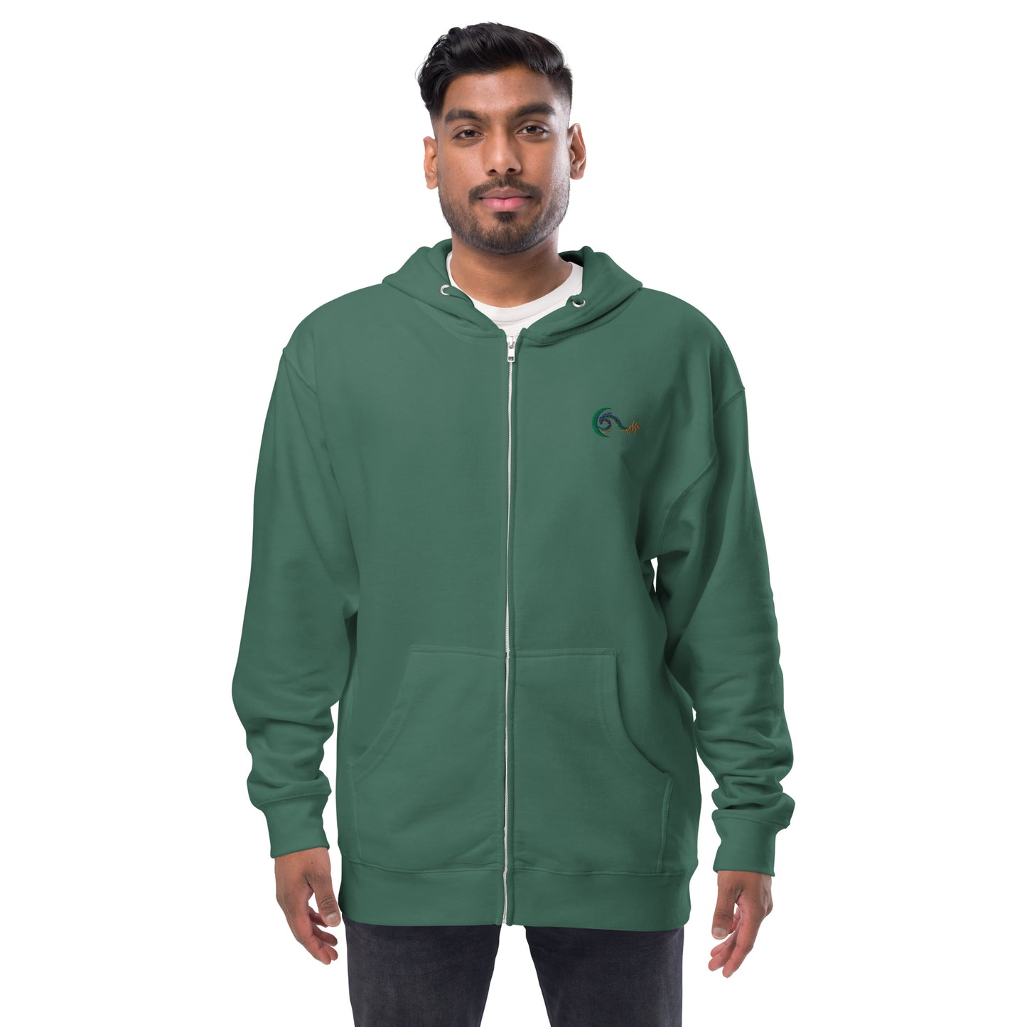 Bright Side Lifestyle Logo | Unisex fleece zip up hoodie