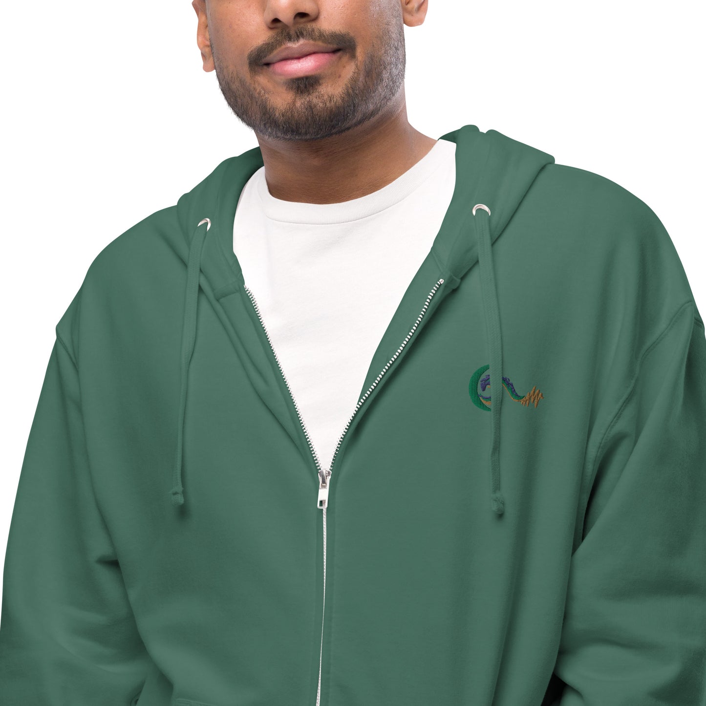 Bright Side Lifestyle Logo | Unisex fleece zip up hoodie