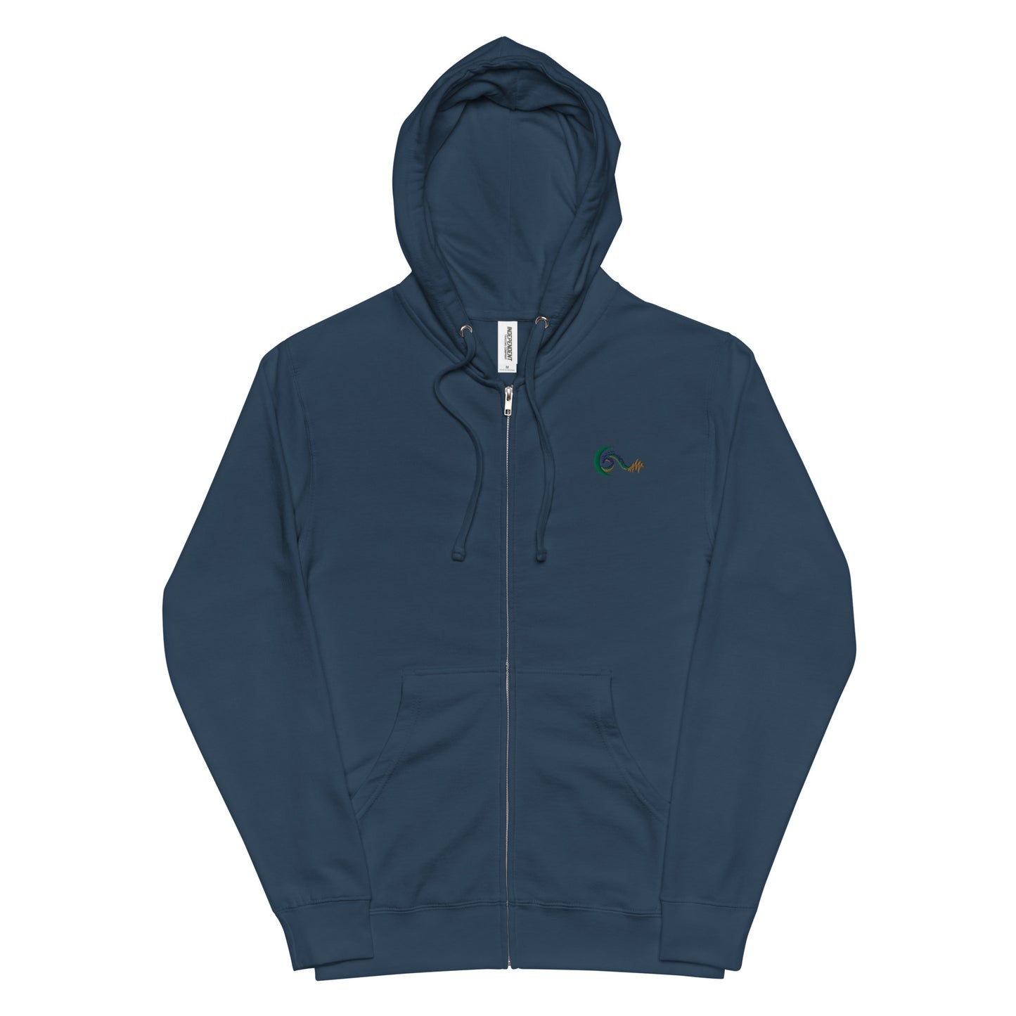 Bright Side Lifestyle Logo | Unisex fleece zip up hoodie