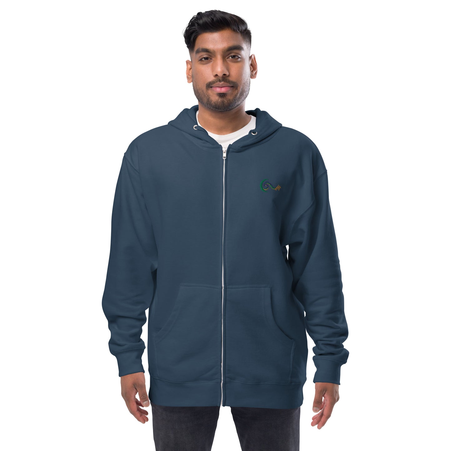Bright Side Lifestyle Logo | Unisex fleece zip up hoodie