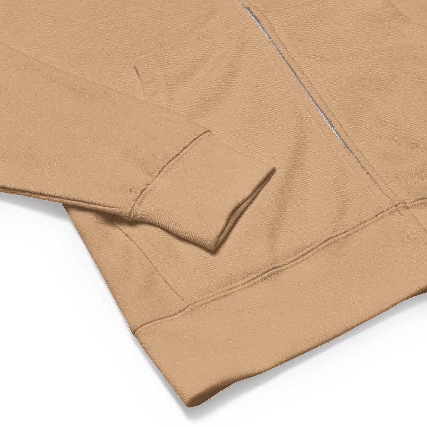 Sand Bar | Embroidered Unisex fleece zip up hoodie