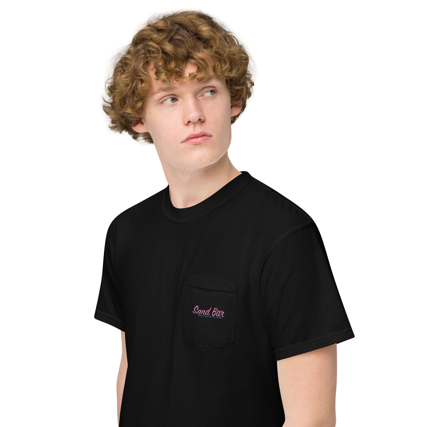 Sand Bar | Unisex garment-dyed pocket t-shirt
