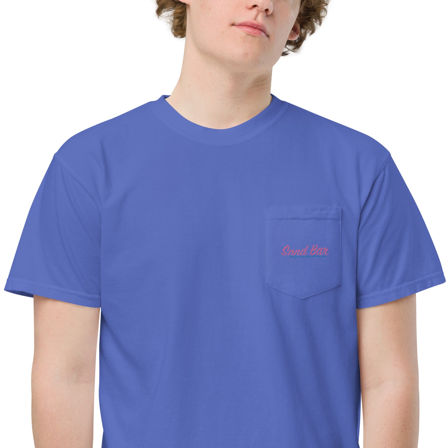 Sand Bar | Unisex garment-dyed pocket t-shirt