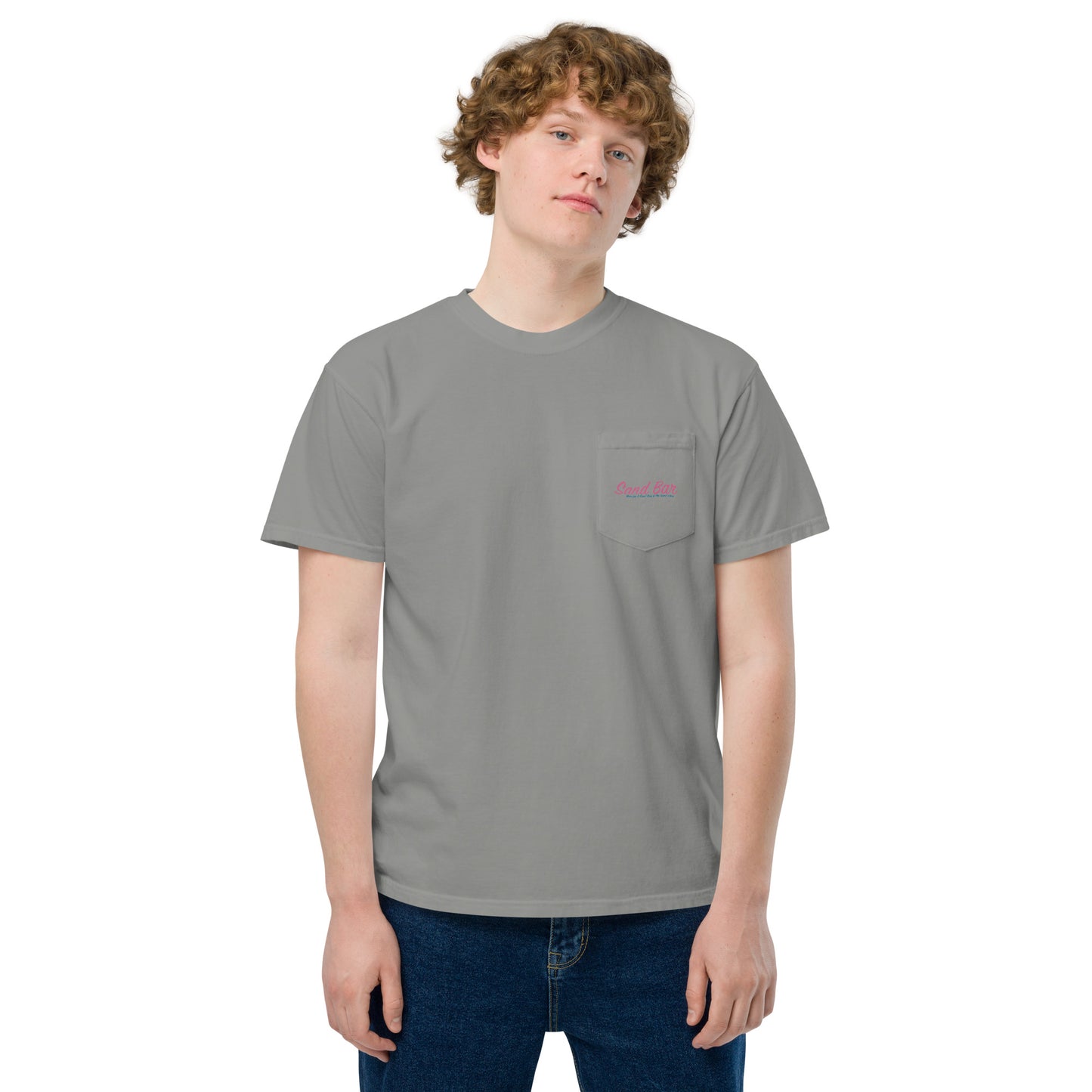 Sand Bar | Unisex garment-dyed pocket t-shirt