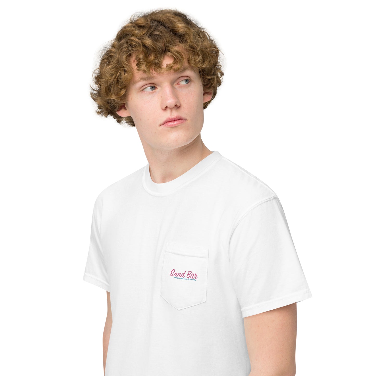 Sand Bar | Unisex garment-dyed pocket t-shirt