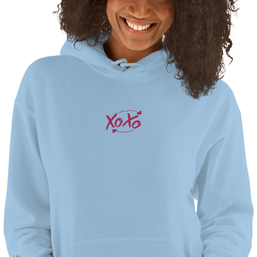 XoXo | Embroidered Unisex Hoodie