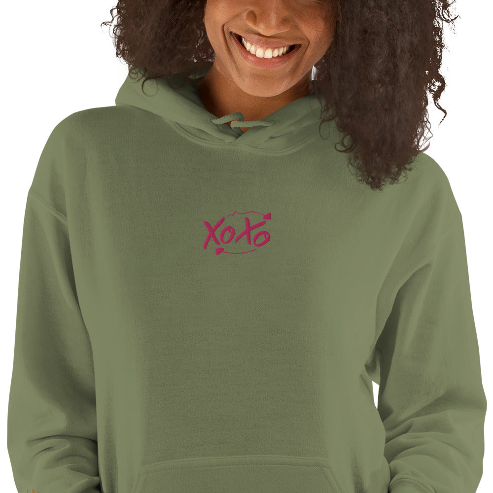 XoXo | Embroidered Unisex Hoodie