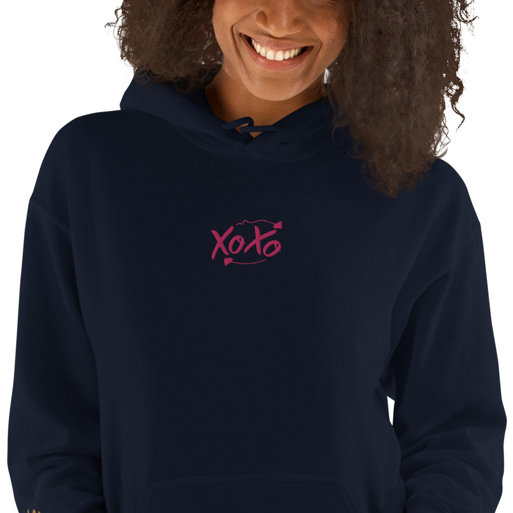 XoXo | Embroidered Unisex Hoodie