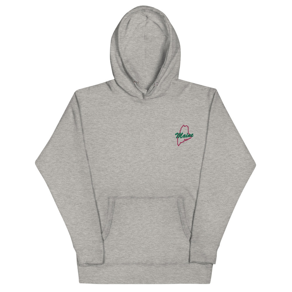 Maine | Embroidered Hoodie