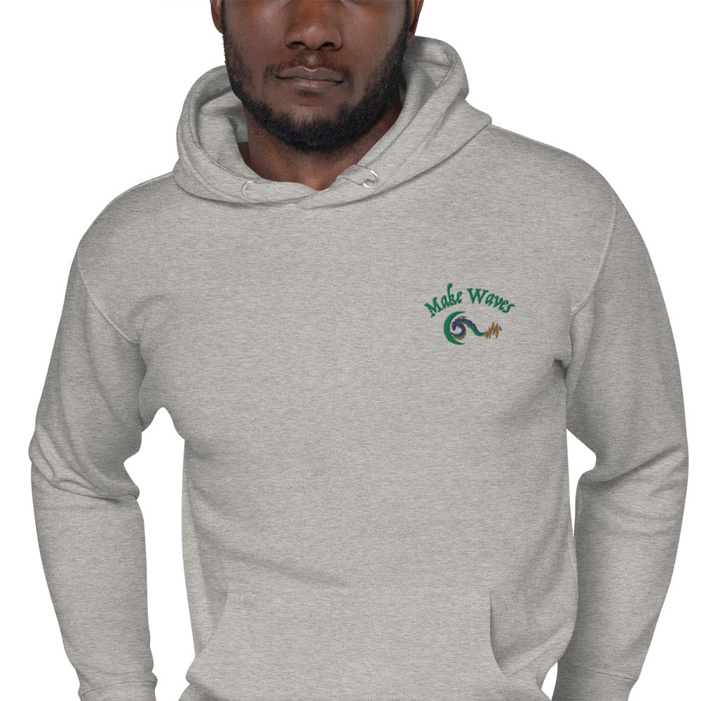 Make Waves 2 | Unisex Embroidered Hoodie