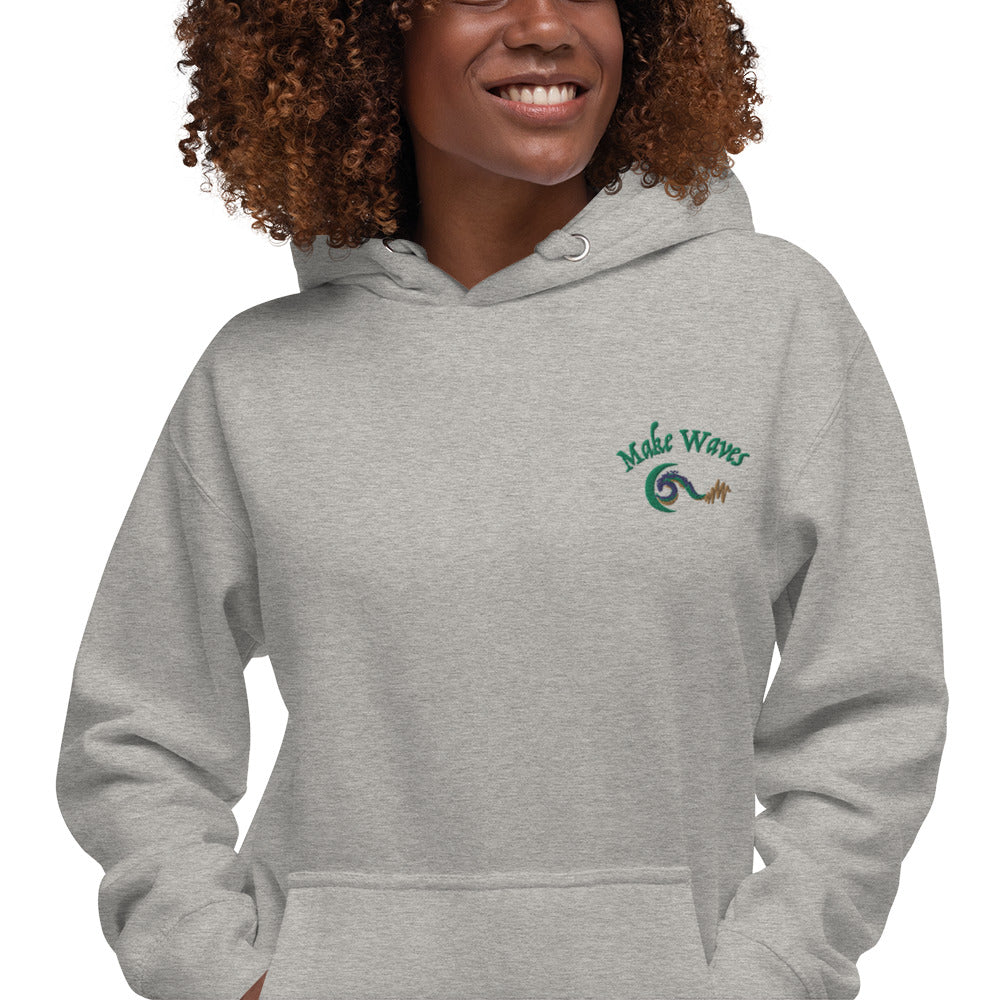Make Waves 2 | Unisex Embroidered Hoodie