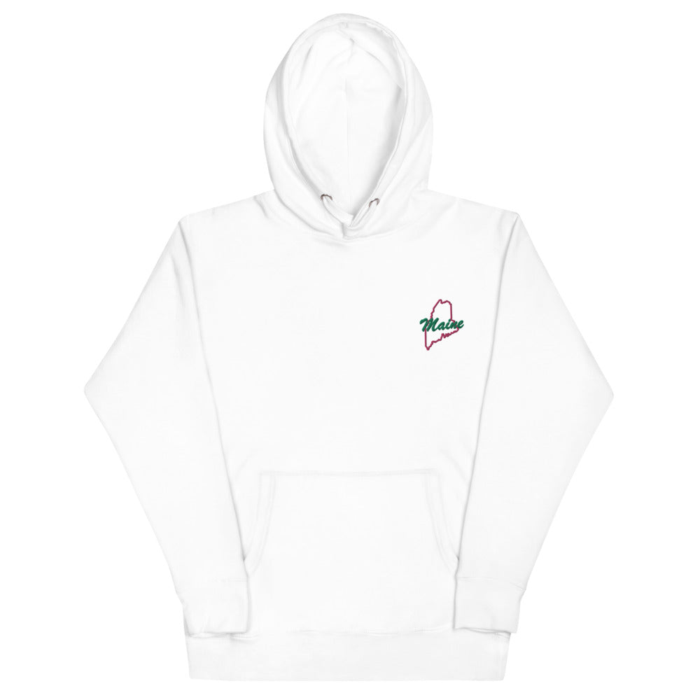 Maine | Embroidered Hoodie