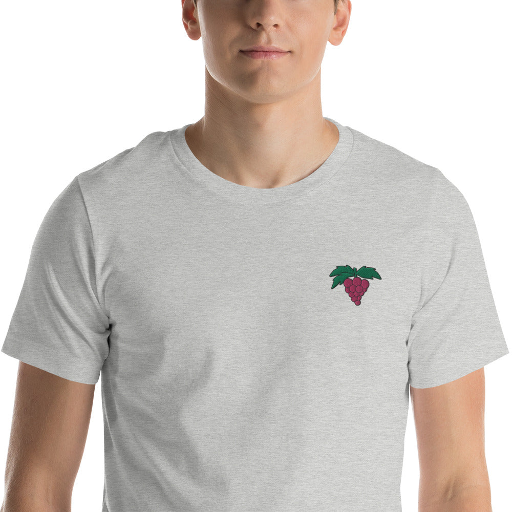 Grapes | Embroidered T-Shirt
