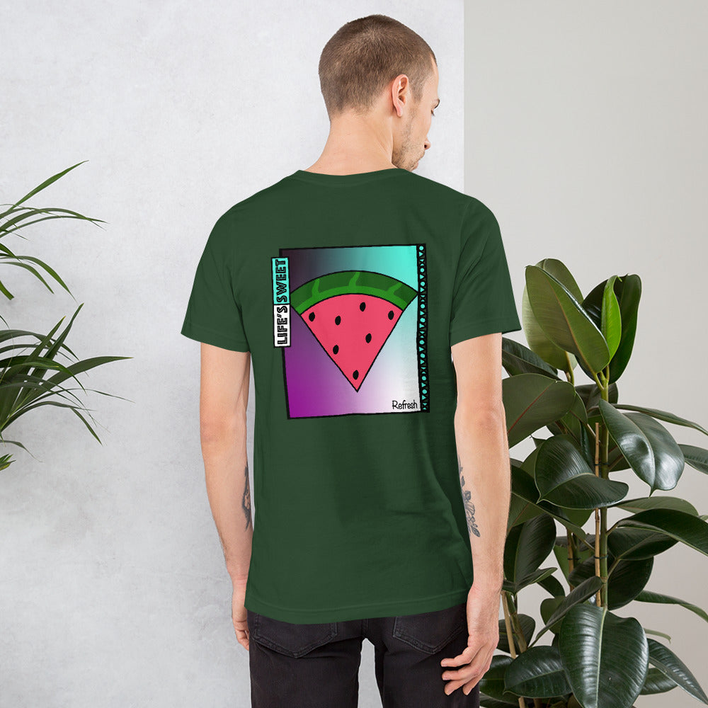 Watermelon "Refresh" | Short-Sleeve Unisex T-Shirt