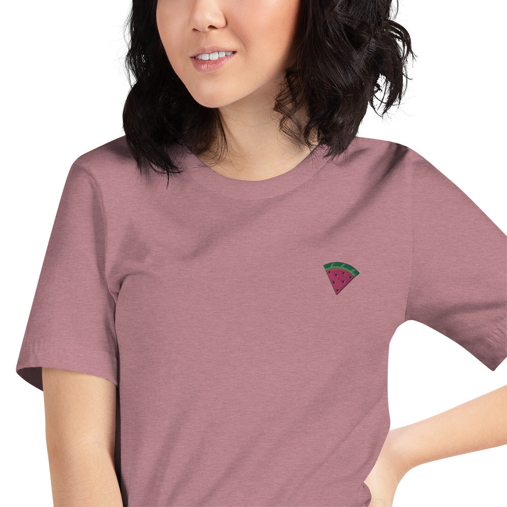 Watermelon | Embroidered Unisex T-Shirt
