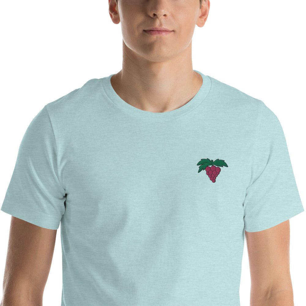 Grapes | Embroidered T-Shirt