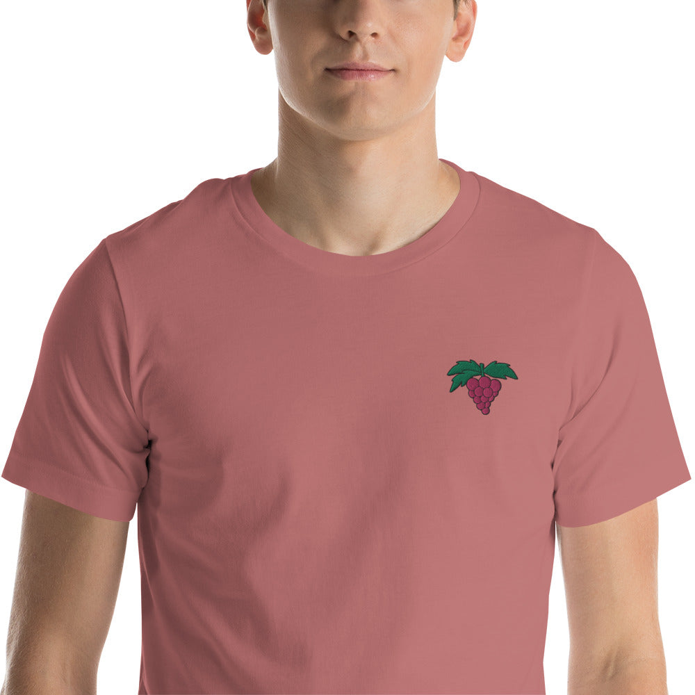 Grapes | Embroidered T-Shirt