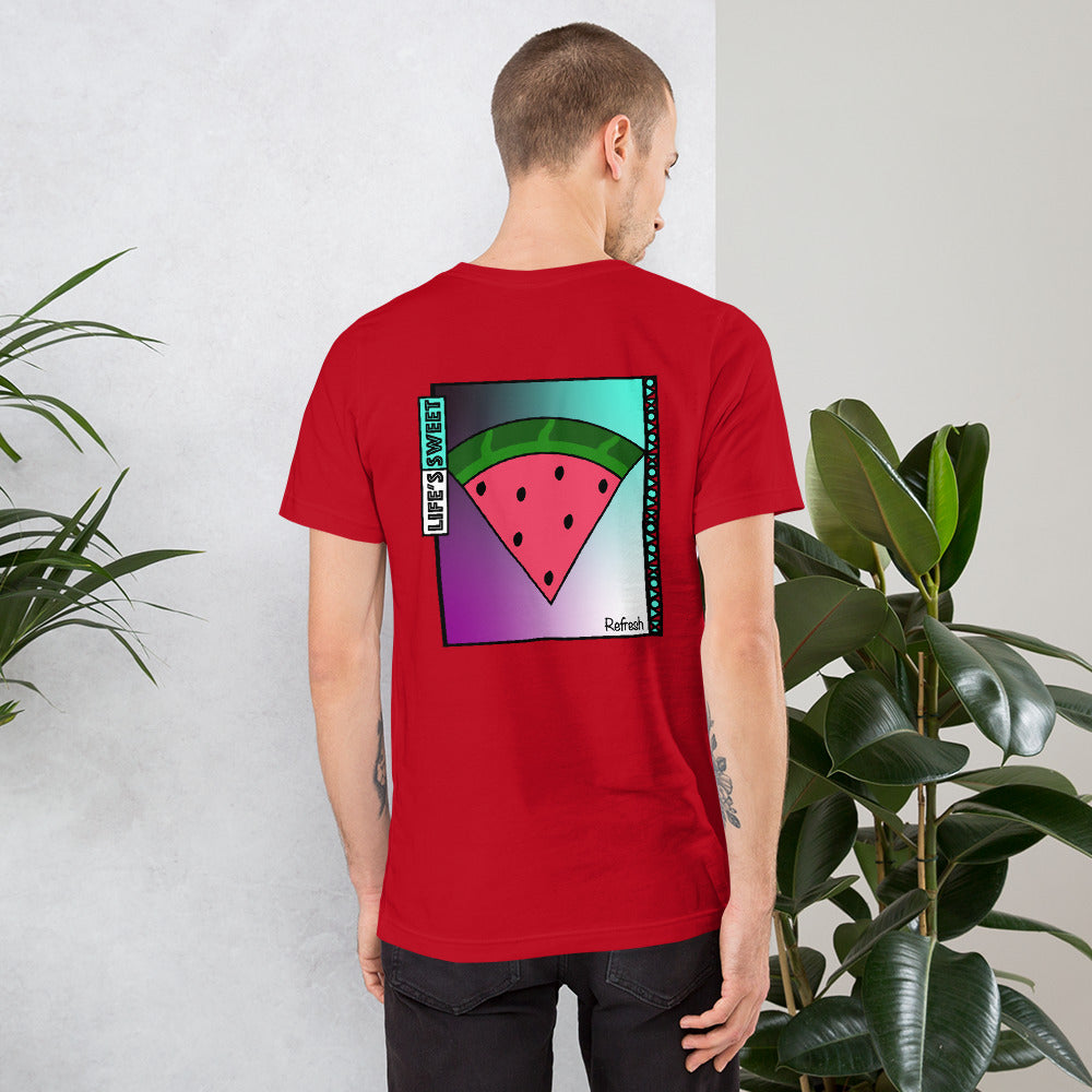 Watermelon "Refresh" | Short-Sleeve Unisex T-Shirt