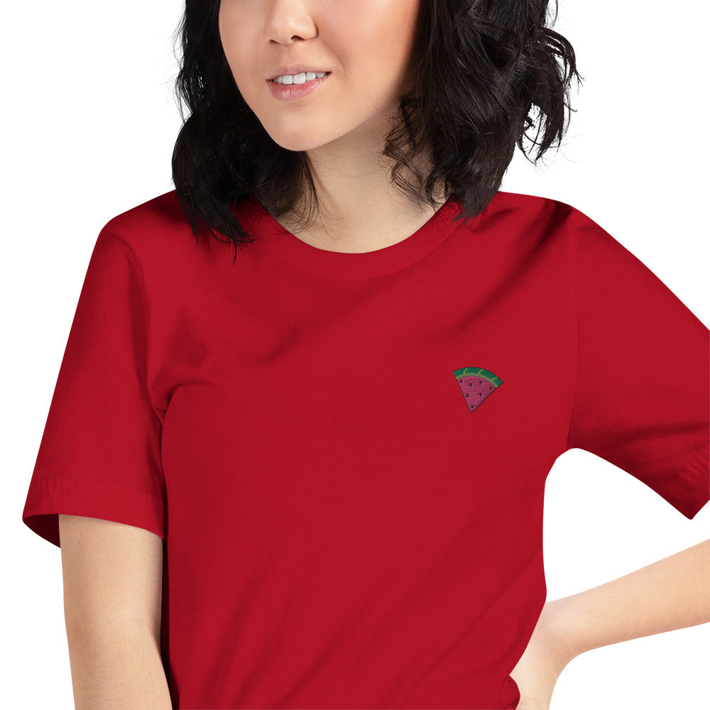 Watermelon | Embroidered Unisex T-Shirt