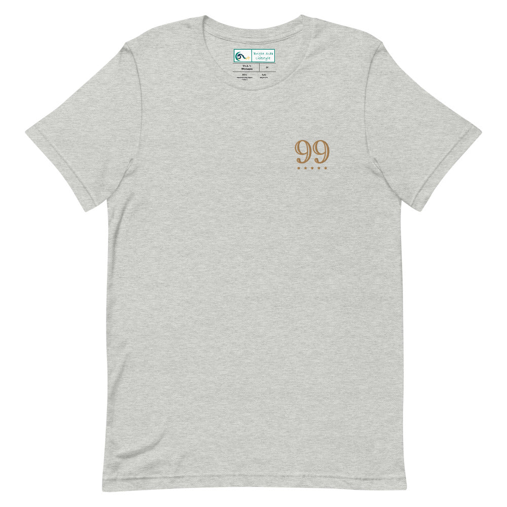 Imperfectly Perfect | Embroidered Short-Sleeve Unisex T-Shirt