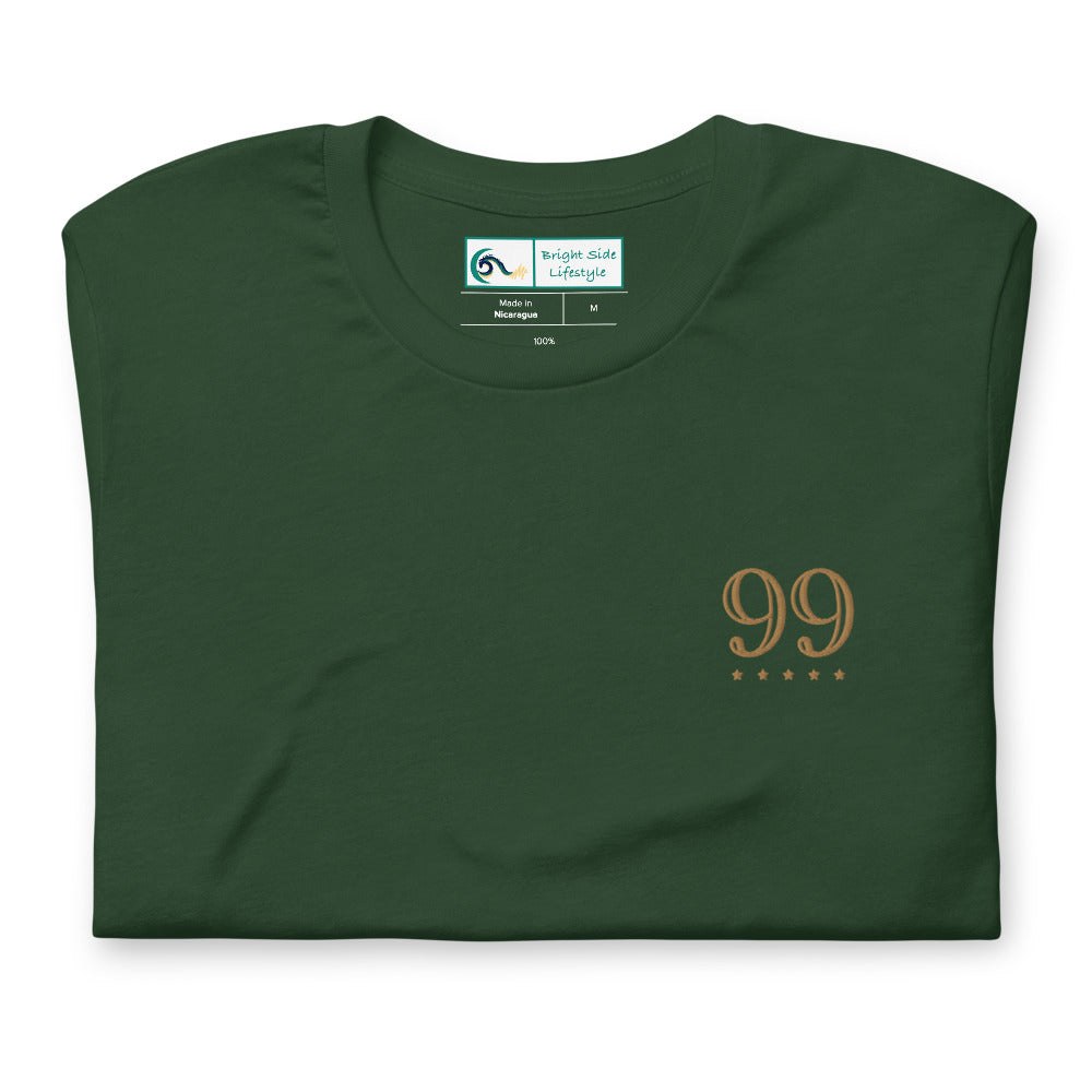 Imperfectly Perfect | Embroidered Short-Sleeve Unisex T-Shirt