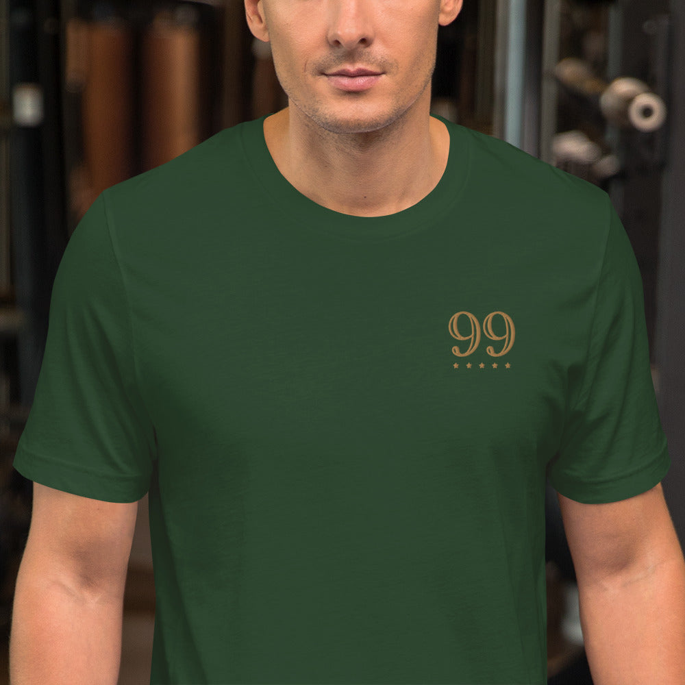 Imperfectly Perfect | Embroidered Short-Sleeve Unisex T-Shirt