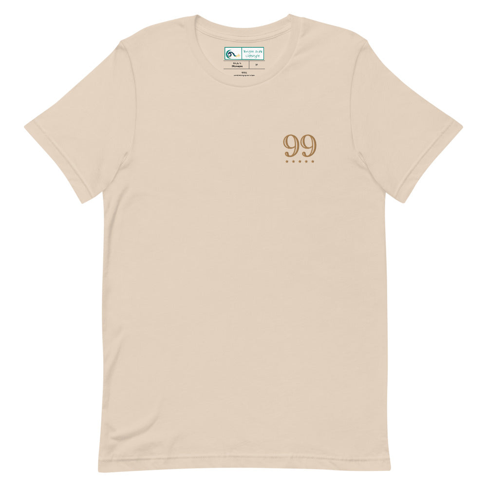 Imperfectly Perfect | Embroidered Short-Sleeve Unisex T-Shirt
