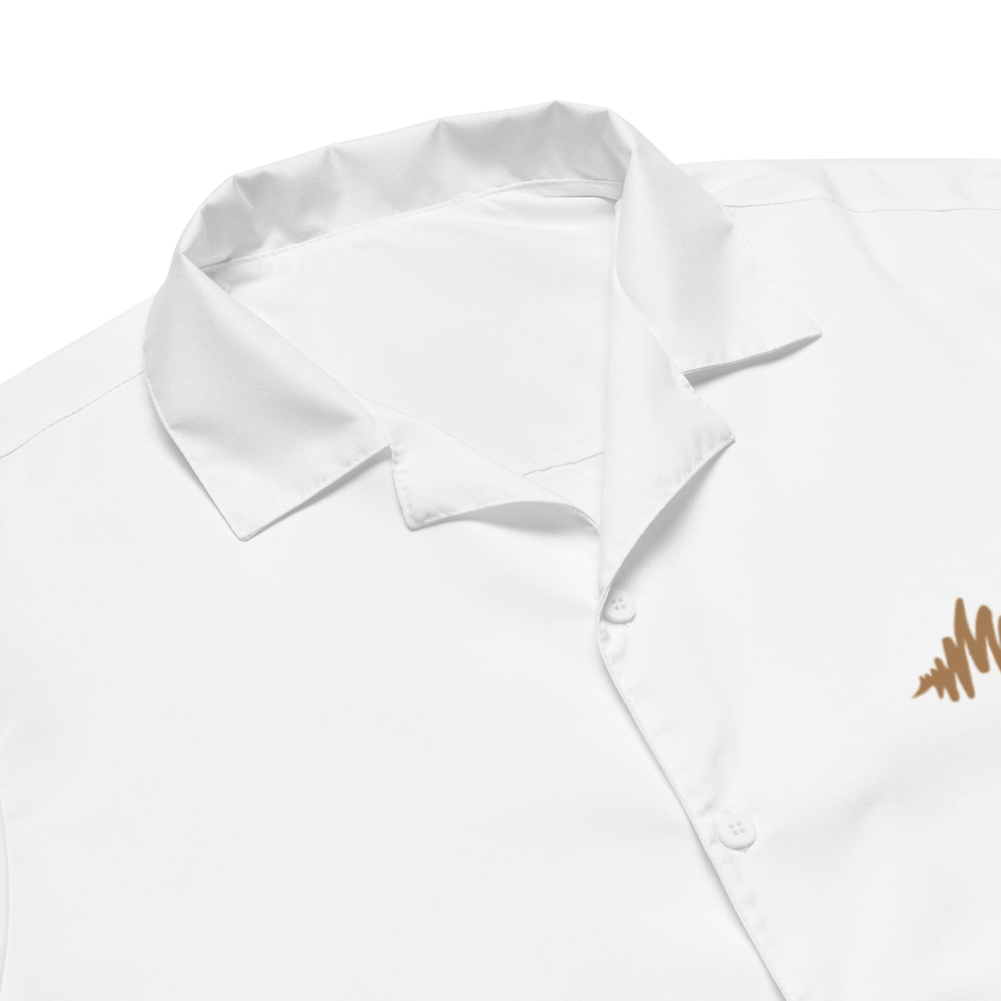 Waves | Embroidered Unisex button shirt