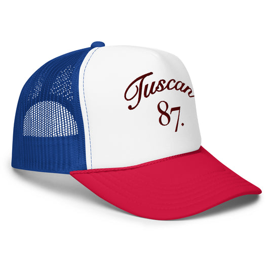 Tuscan 87 | Foam trucker hat (Embroidered)