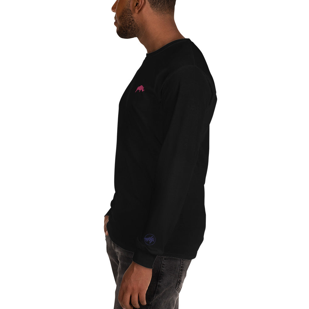 Hard Headed | Embroidered Long Sleeve Shirt