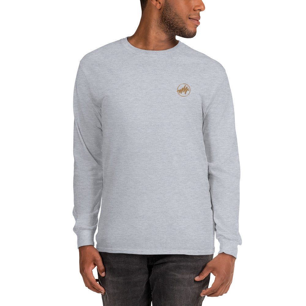 Waves 2.0 | Embroidered Men’s Long Sleeve Shirt