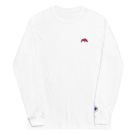 Hard Headed | Embroidered Long Sleeve Shirt