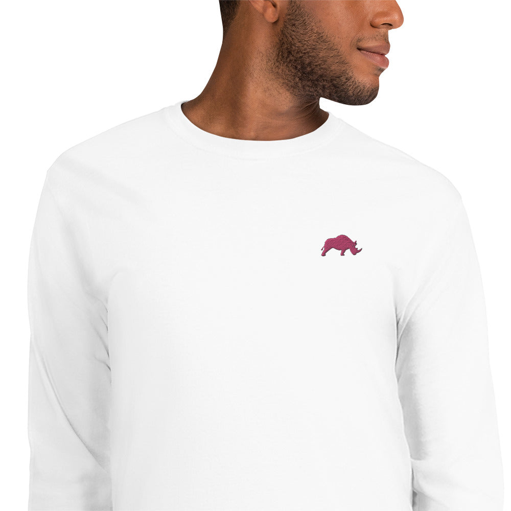 Hard Headed | Embroidered Long Sleeve Shirt