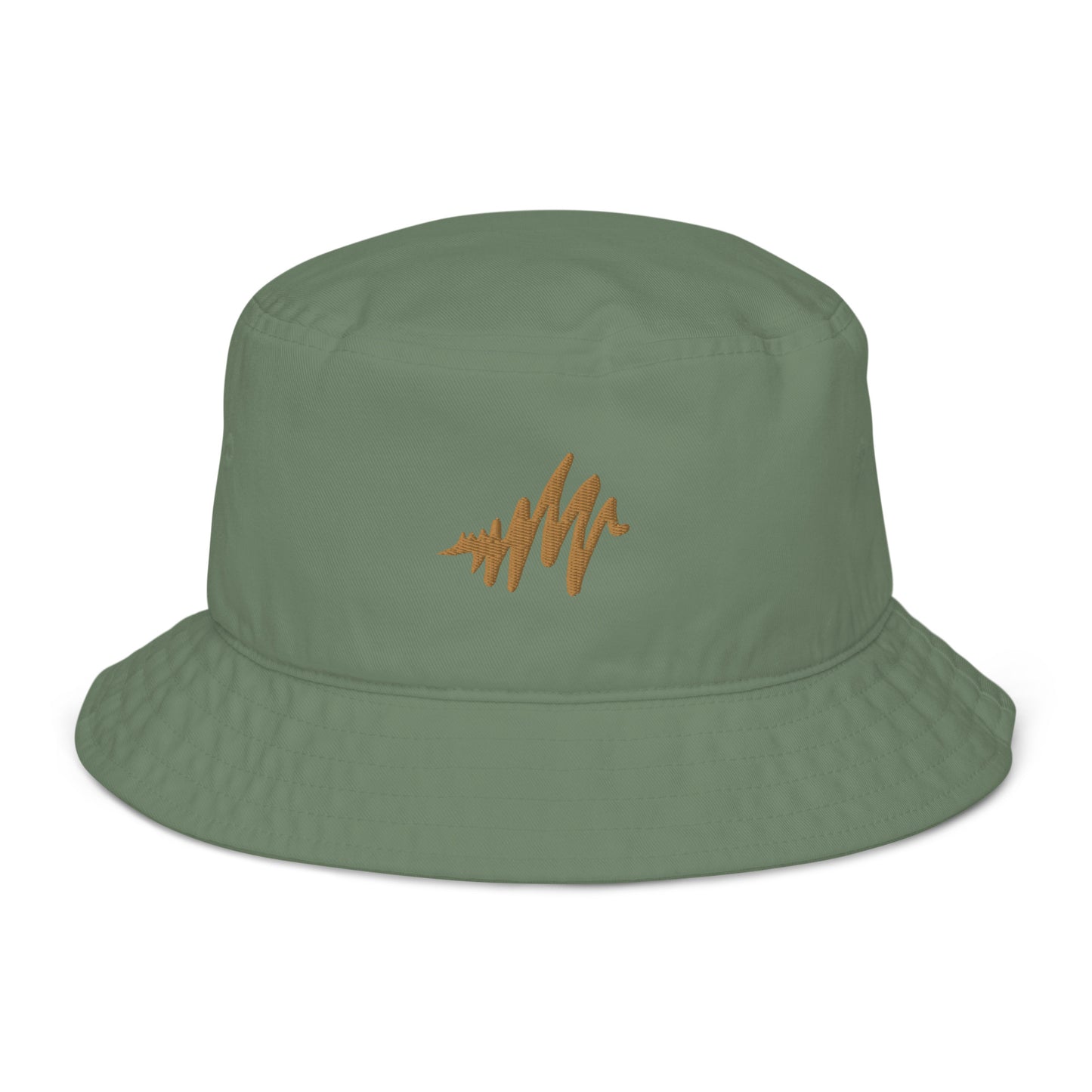 Waves | Embroidered Organic bucket hat