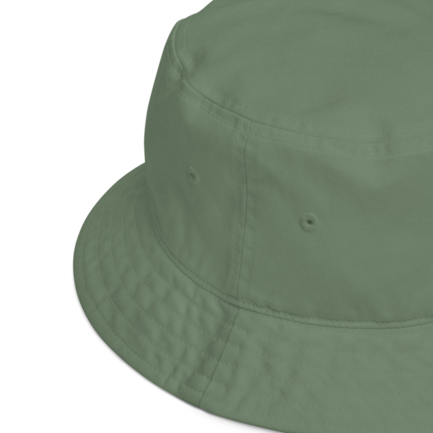 Waves | Embroidered Organic bucket hat