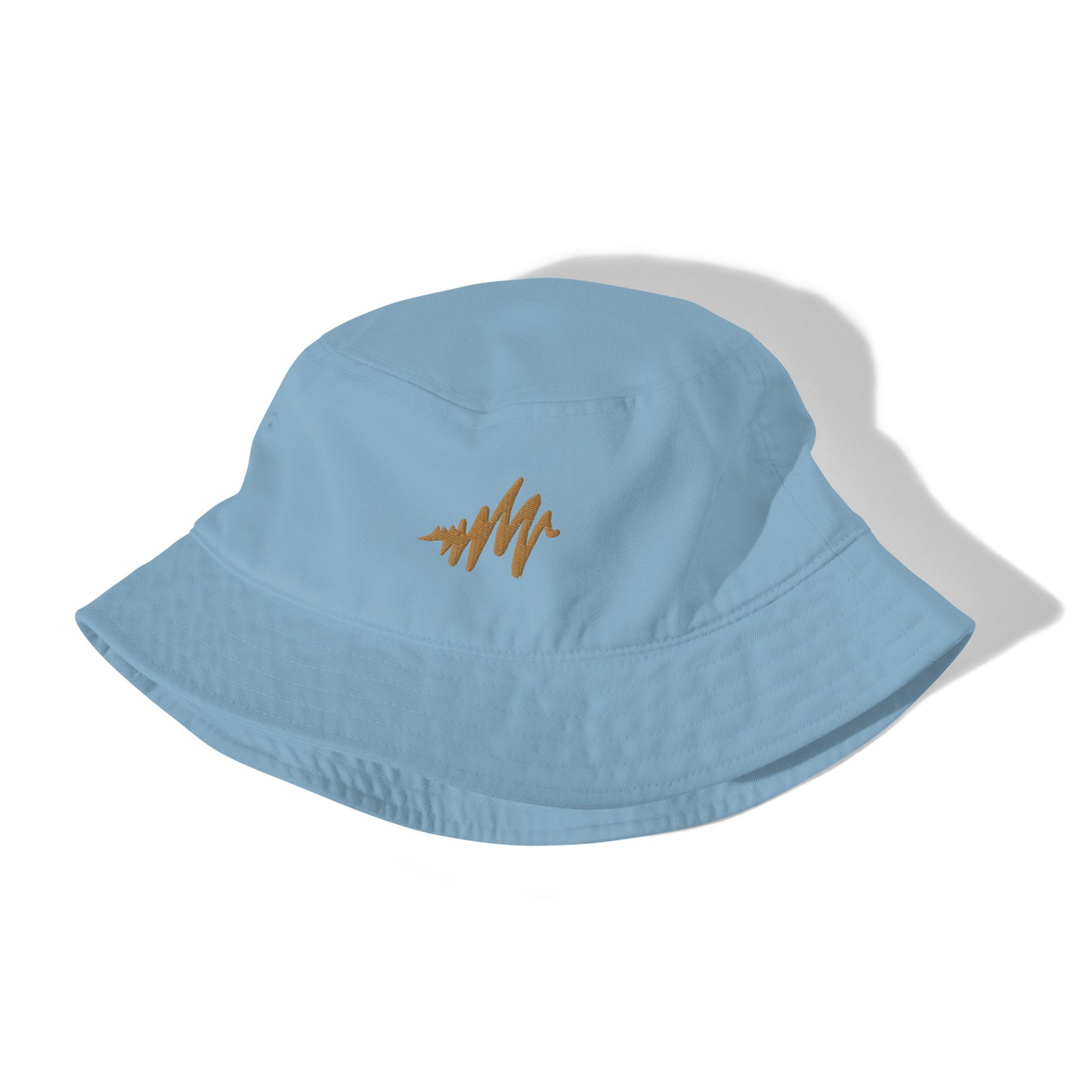 Waves | Embroidered Organic bucket hat