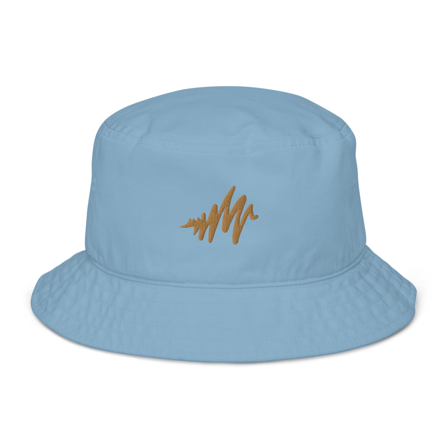 Waves | Embroidered Organic bucket hat