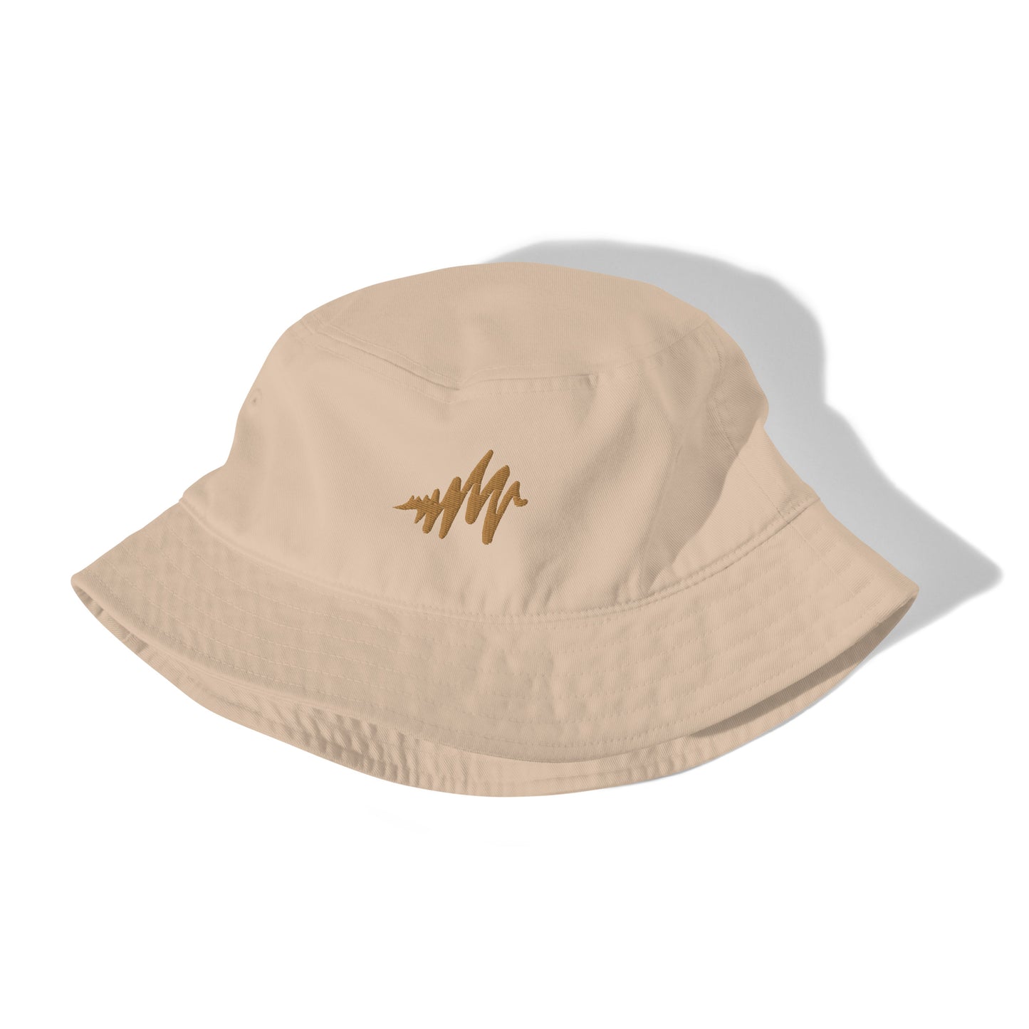 Waves | Embroidered Organic bucket hat