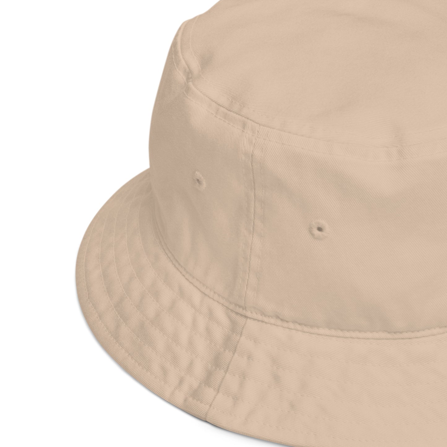 Waves | Embroidered Organic bucket hat