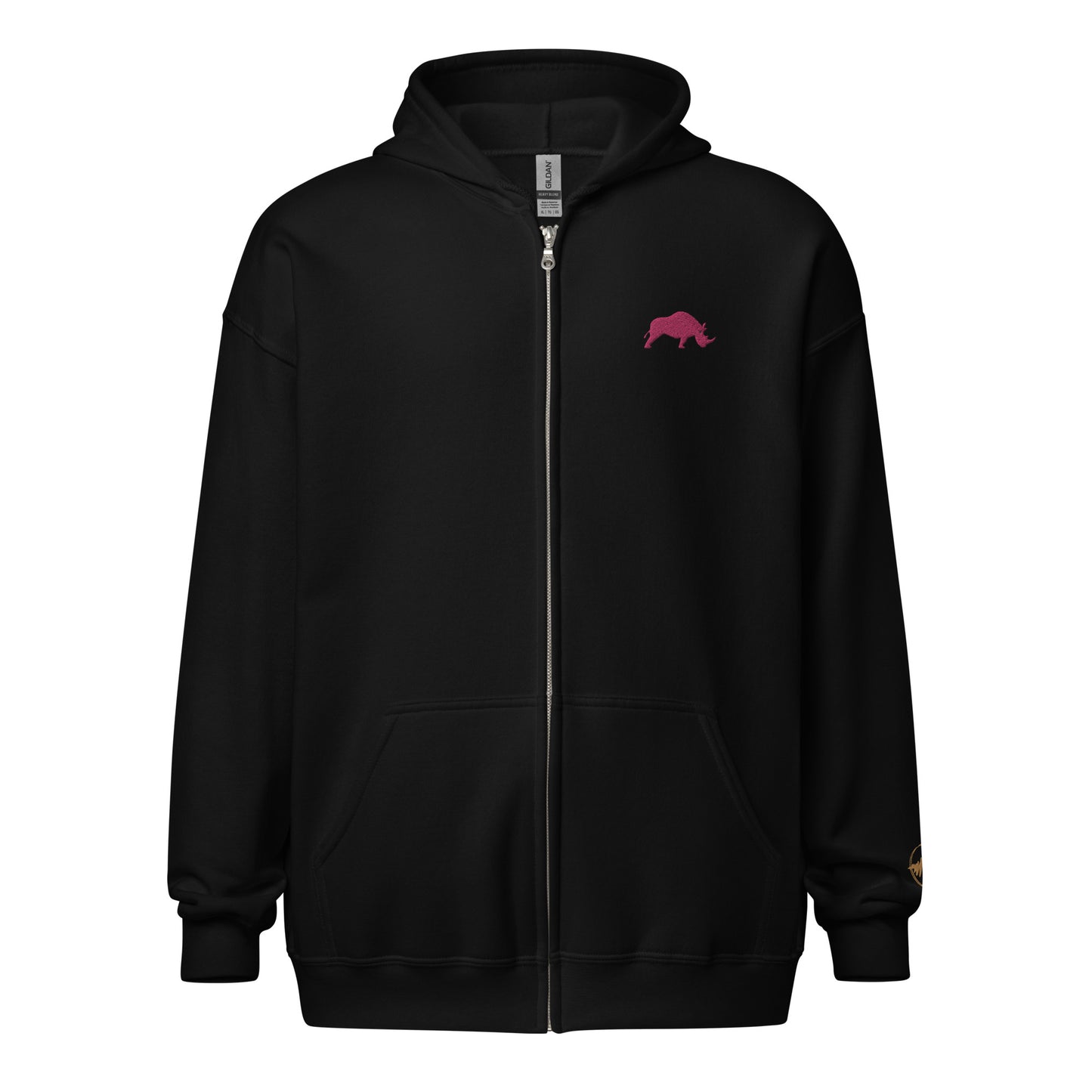 Hard Headed | Embroidered Unisex heavy blend zip hoodie