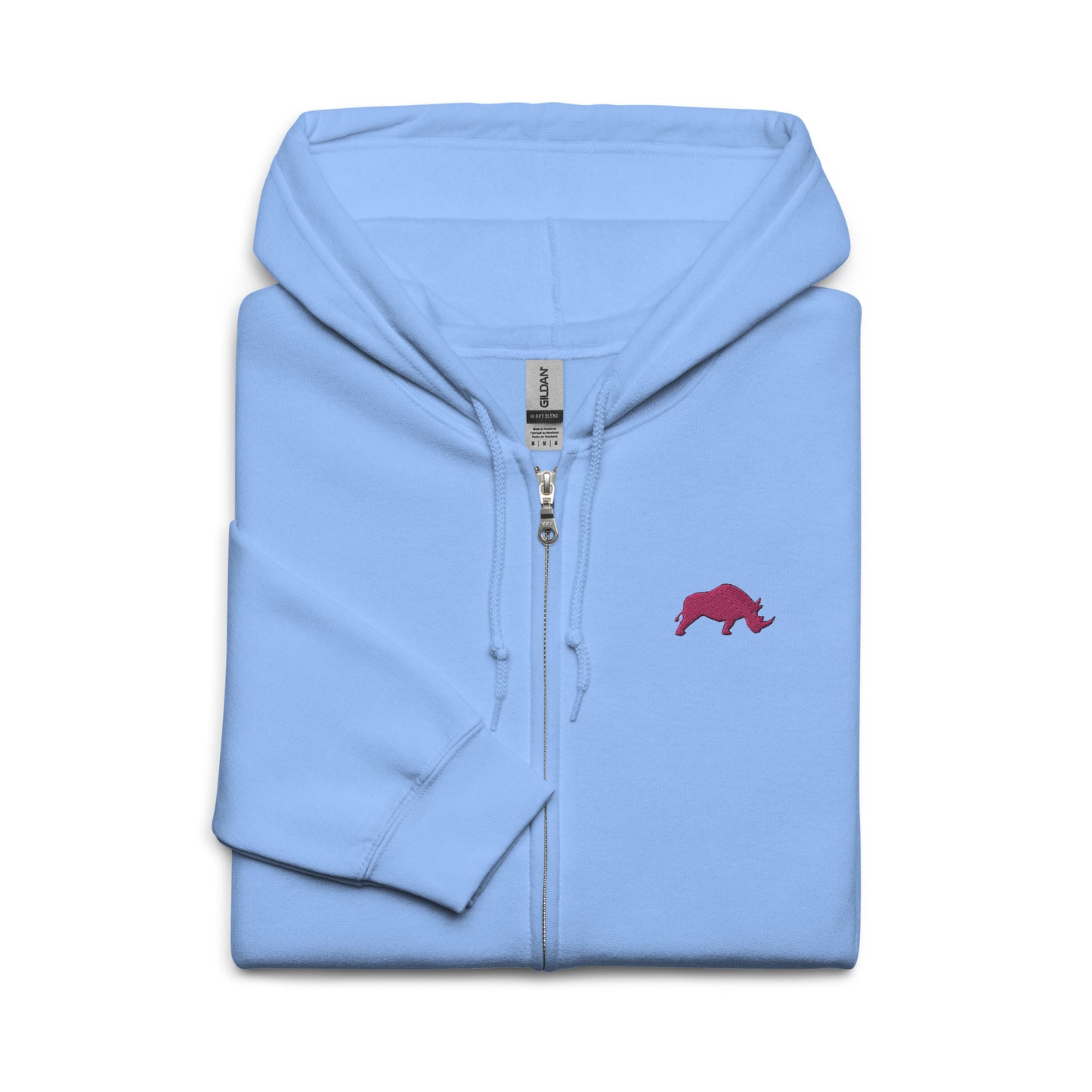 Hard Headed | Embroidered Unisex heavy blend zip hoodie