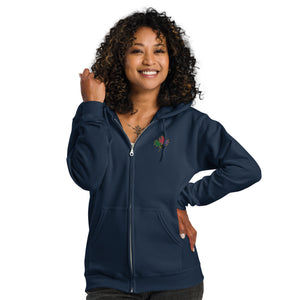 Seasons Change | Unisex Embroidered heavy blend zip hoodie