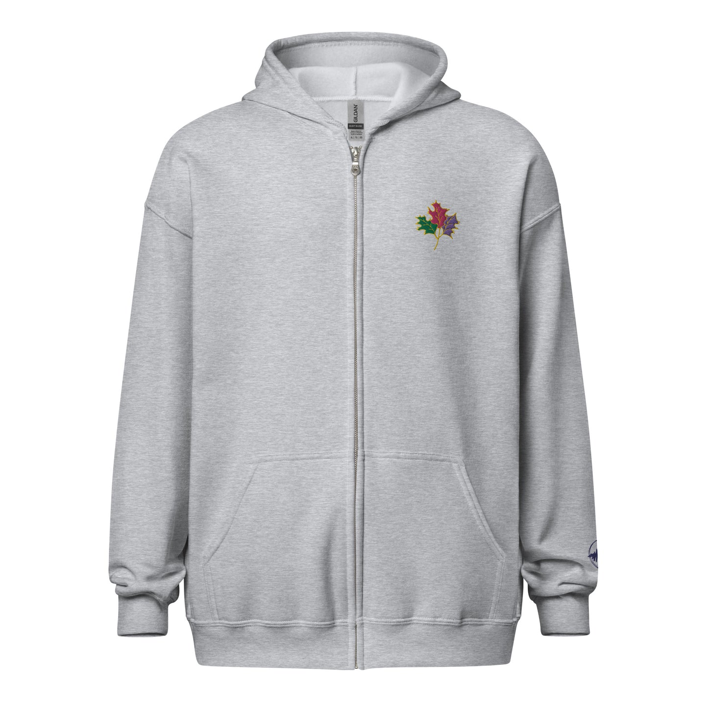 Seasons Change | Unisex Embroidered heavy blend zip hoodie