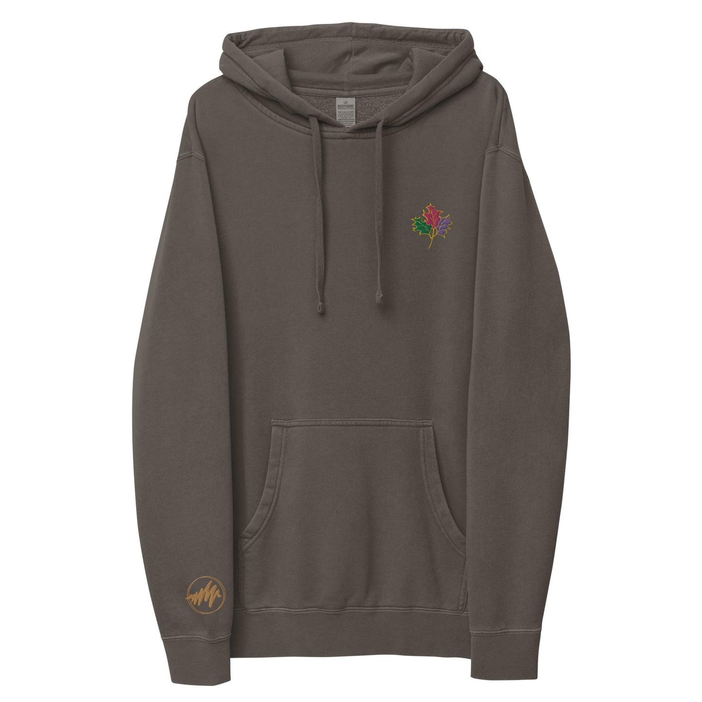 Seasons Change | Embroidered Unisex pigment-dyed hoodie